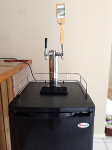 Kegerator w/St. Arnolds Weedwacker beer